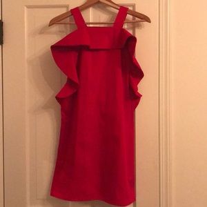 BNWT Toit Valant red ruffle dress, xs